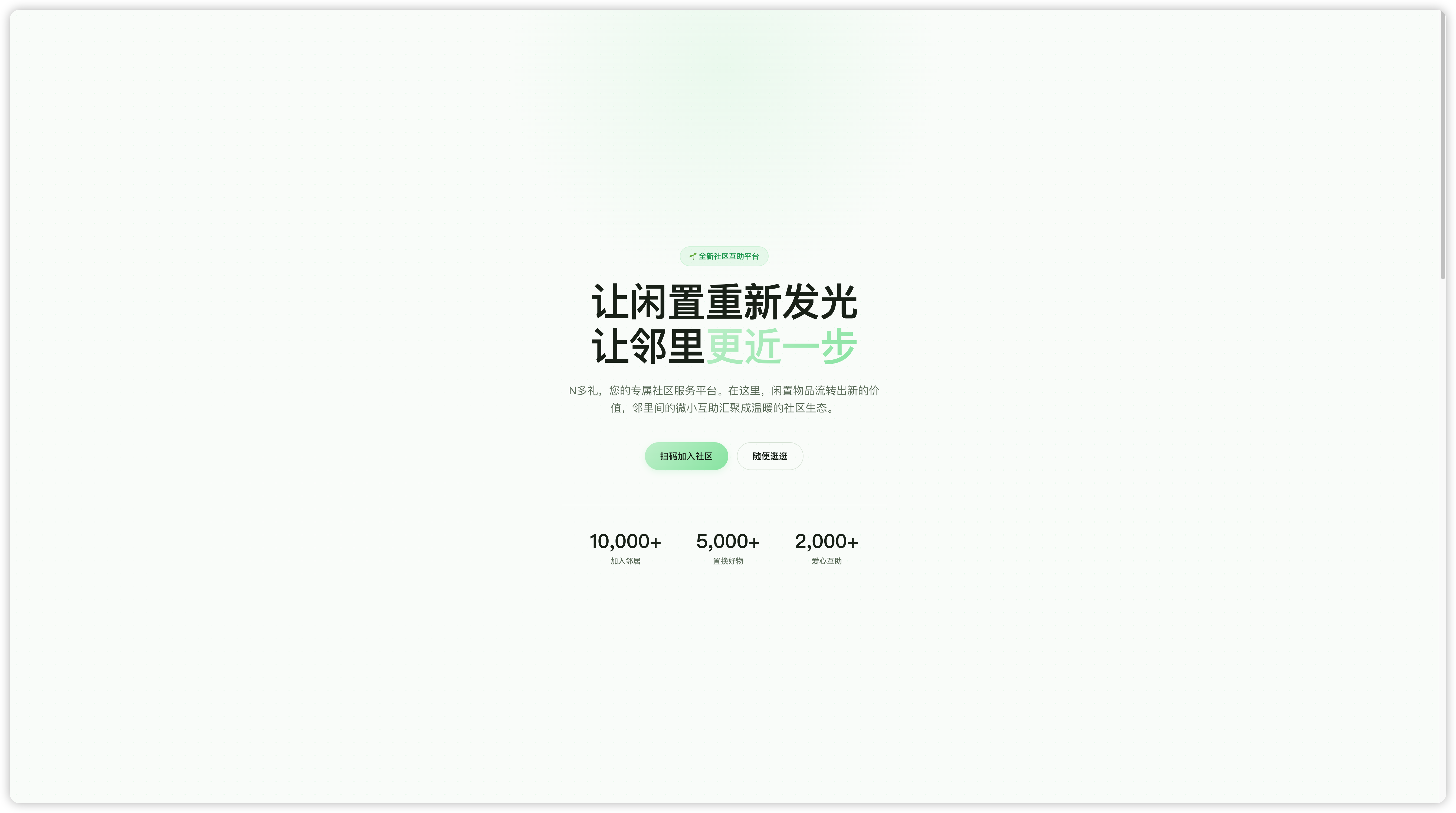 N多礼社区互助